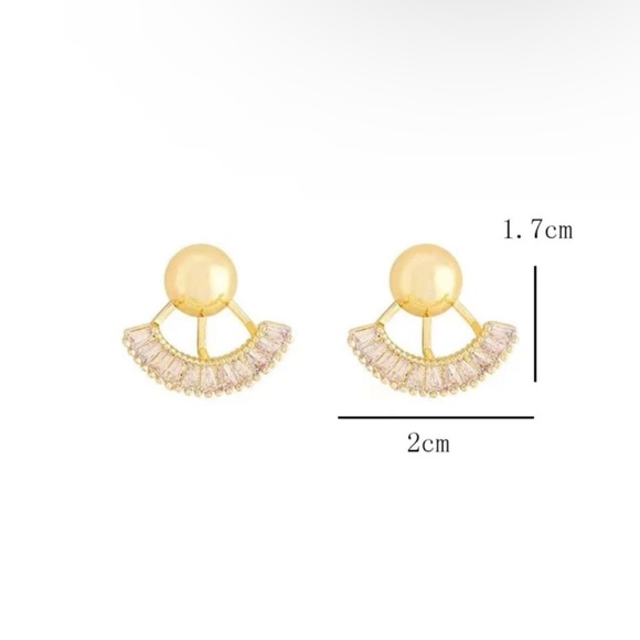 Double sided earrings - Picture 3 of 4